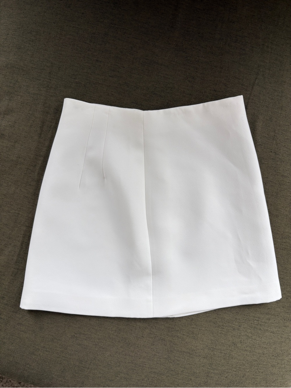 Zara white A line skirt - Picture 4 of 5